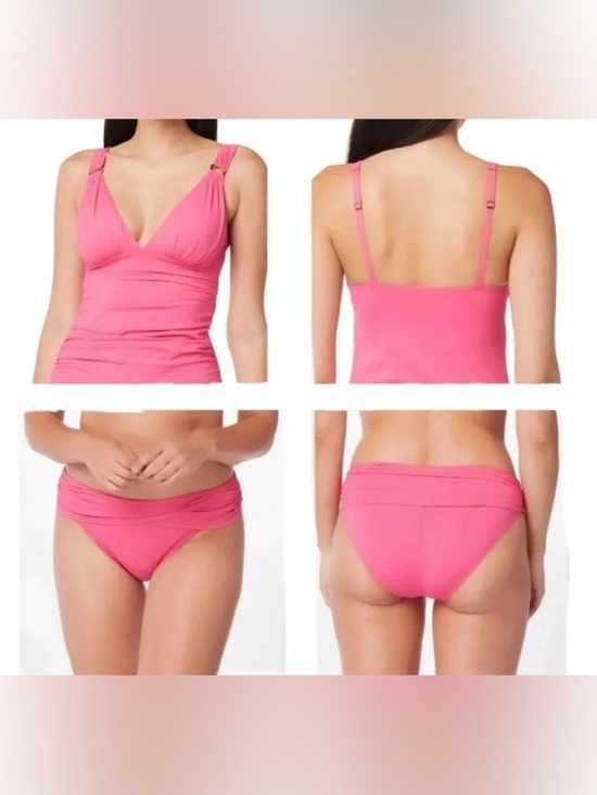 Bleu Rod Beattie Other - Bleu Rod Beattie Ring Me Up Molded Tankini and Sarong Hipster Bikini Bottom